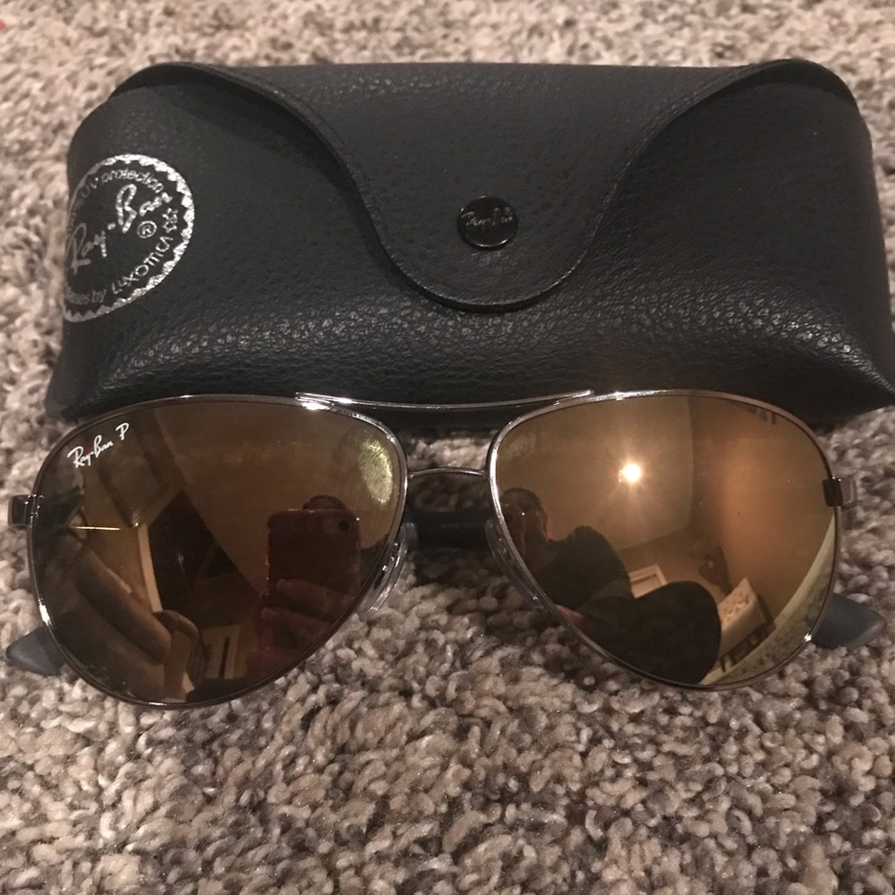 Ray Ban sunglass. Brown/Black/gold